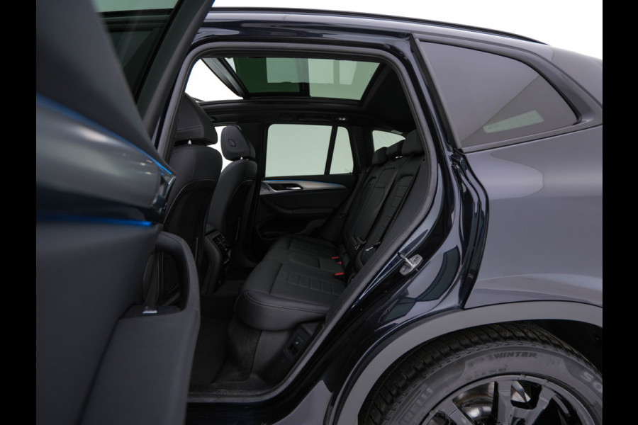 BMW iX3 Executive 80 kWh [ 3-Fase ] {SOH-98%} (INCL-BTW) Aut. *PANO | HEAD-UP | LEATHER | ADAPTIVE-CRUISE | FULL-LED | BLIND-SPOT | MEMORY-PACK | DIGI-COCKPIT | HEATED-COMFORTSEATS | KEYLESS | TOP-VIEW | DAB+ | TOWBAR | 19''ALU*