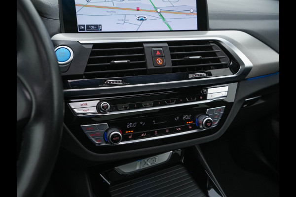 BMW iX3 Executive 80 kWh [ 3-Fase ] {SOH-98%} (INCL-BTW) Aut. *PANO | HEAD-UP | LEATHER | ADAPTIVE-CRUISE | FULL-LED | BLIND-SPOT | MEMORY-PACK | DIGI-COCKPIT | HEATED-COMFORTSEATS | KEYLESS | TOP-VIEW | DAB+ | TOWBAR | 19''ALU*