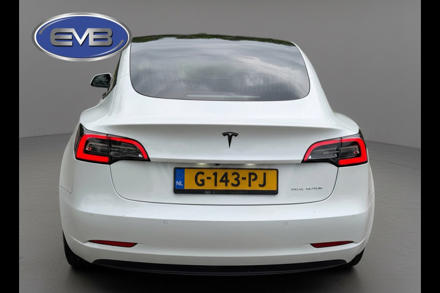 Tesla Model 3 Long Range AWD 75 kWh Black edition, panoramadak, afn. Trekhaak,leder, 19 inch, NL auto 12-2019