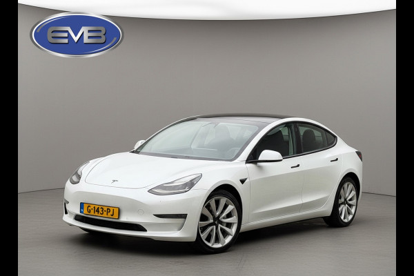 Tesla Model 3 Long Range AWD 75 kWh Black edition, panoramadak, afn. Trekhaak,leder, 19 inch, NL auto 12-2019