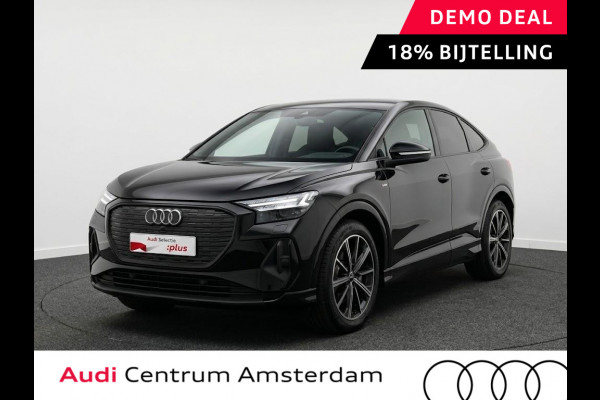 Audi Q4 Sportback e-tron 45 S edition Competition 82 kWh 286pk | Assistentiepakket plus | Optiekpakket zwart plus | Ambient lichtpakket | Stoelverwarming voor |