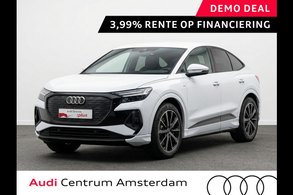 Audi Q4 Sportback e-tron 45 S edition Competition 82 kWh 286pk | Wegklapbare trekhaak | Assistentiepakket plus | Trekhaak | Ambient lichtpakket | Optiekpakket zwart plus |