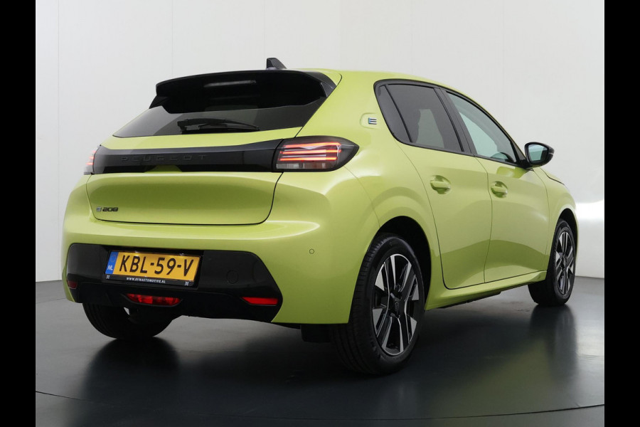 Peugeot e-208 EV Allure 51 kWh NIEUWE AUTO 8KM!| PEUGEOT GARANTIE T/M 05-2027| PARKEERSENSOREN VOOR + ACHTER| WARMTEPOMP| APPLE CARPLAY/ ANDROID AUTO| CRUISE CONTROL