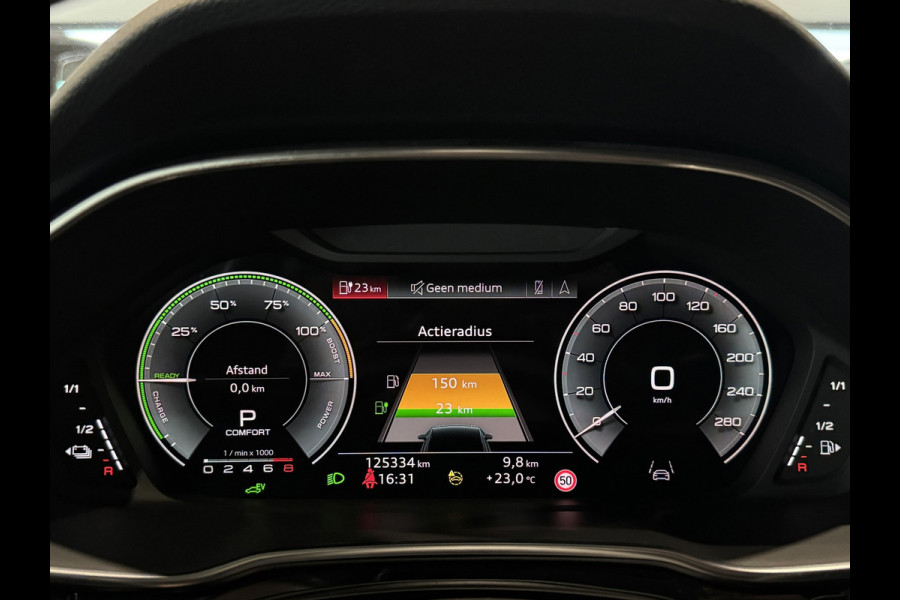 Audi Q3 Sportback 45 TFSI e S-line | 20 inch | LED | Carplay | Dodehoek | Alcantara | Virtual | Stoelverwarming | ACC | 1e eig.