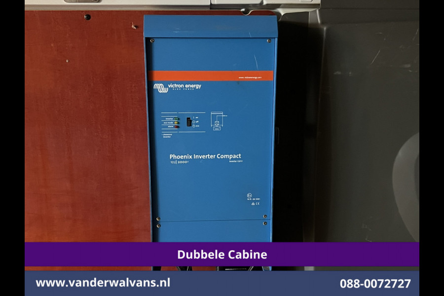 Opel Movano 2.3 Turbo 146pk L2H2 Dubbele cabine Euro6 Airco | Imperiaal | Omvormer | 2500kg Trekhaak | LM velgen Navigatie, Camera, Cruisecontrol, Parkeersensoren, 5-zits