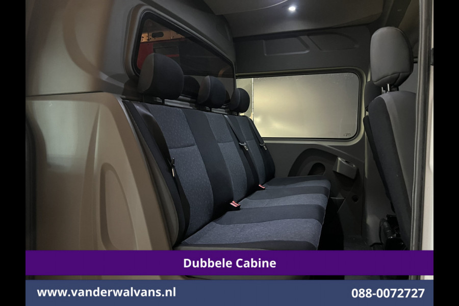 Opel Movano 2.3 Turbo 146pk L2H2 Dubbele cabine Euro6 Airco | Imperiaal | Omvormer | 2500kg Trekhaak | LM velgen Navigatie, Camera, Cruisecontrol, Parkeersensoren, 5-zits