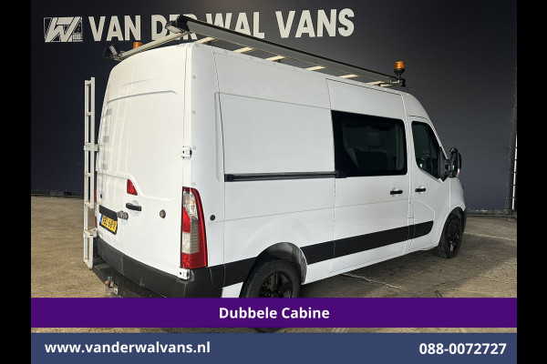 Opel Movano 2.3 Turbo 146pk L2H2 Dubbele cabine Euro6 Airco | Imperiaal | Omvormer | 2500kg Trekhaak | LM velgen Navigatie, Camera, Cruisecontrol, Parkeersensoren, 5-zits