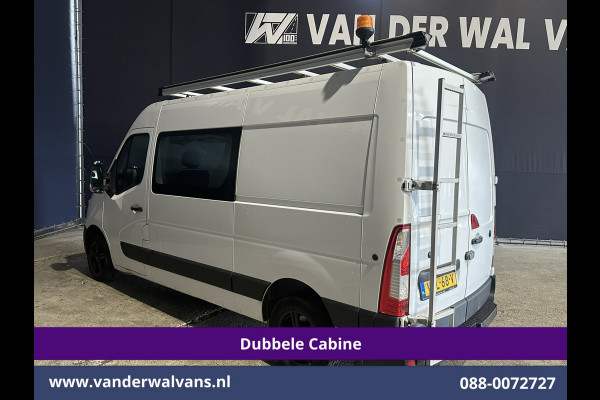Opel Movano 2.3 Turbo 146pk L2H2 Dubbele cabine Euro6 Airco | Imperiaal | Omvormer | 2500kg Trekhaak | LM velgen Navigatie, Camera, Cruisecontrol, Parkeersensoren, 5-zits