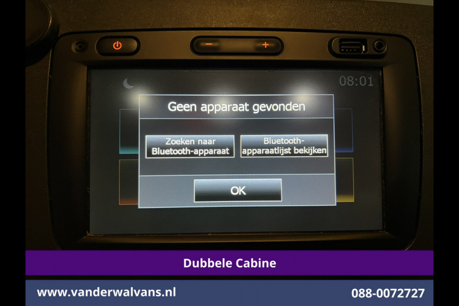 Opel Movano 2.3 Turbo 146pk L2H2 Dubbele cabine Euro6 Airco | Imperiaal | Omvormer | 2500kg Trekhaak | LM velgen Navigatie, Camera, Cruisecontrol, Parkeersensoren, 5-zits