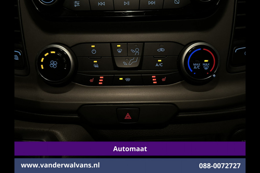Ford Transit Custom 2.0 TDCI 131pk Automaat L2H1 Euro6 Airco | Xenon | Camera | Apple Carplay | LED | Adaptive Cruisecontrol | Trekhaak Android Auto, Stoelverwarming, Verwarmde voorruit, Dakdragers, Parkeersensoren, Bijrijdersbank, Achterklep