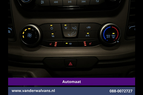 Ford Transit Custom 2.0 TDCI 131pk Automaat L2H1 Euro6 Airco | Xenon | Camera | Apple Carplay | LED | Adaptive Cruisecontrol | Trekhaak Android Auto, Stoelverwarming, Verwarmde voorruit, Dakdragers, Parkeersensoren, Bijrijdersbank, Achterklep
