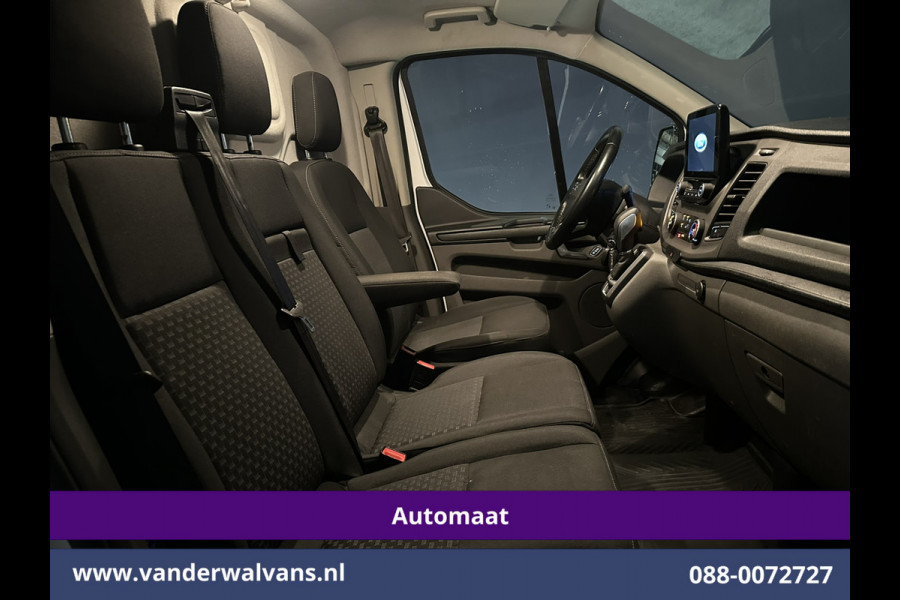 Ford Transit Custom 2.0 TDCI 131pk Automaat L2H1 Euro6 Airco | Xenon | Camera | Apple Carplay | LED | Adaptive Cruisecontrol | Trekhaak Android Auto, Stoelverwarming, Verwarmde voorruit, Dakdragers, Parkeersensoren, Bijrijdersbank, Achterklep