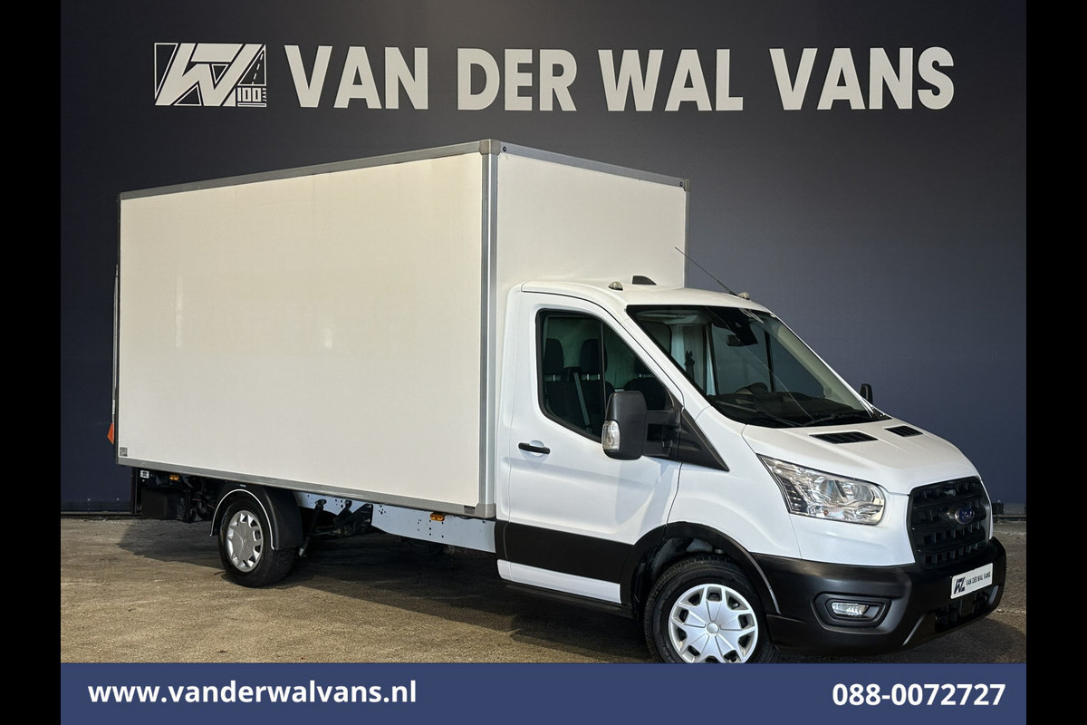 Ford Transit 2.0 TDCI 160pk Bakwagen Laadklep Euro6 Airco | Lat om lat Betimmering | Cruisecontrol Verwarmde voorruit, Bijrijdersbank, 1231kg laadvermogen