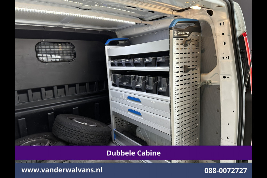 Ford Transit Custom 2.0 TDCI 131pk Automaat L2H1 Dubbele Cabine Euro6 Airco | 6-Zits | Camera | Navigatie | Apple Carplay Android Auto, Xenon, Cruisecontrol, Stoelverwarming, Verwarmde voorruit, Parkeersensoren, Achterklep