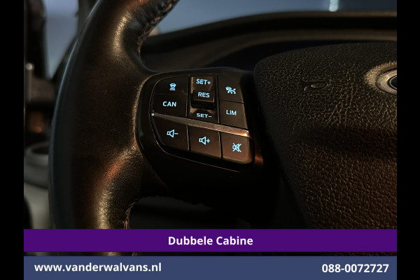 Ford Transit Custom 2.0 TDCI 170pk L2H1 Dubbele Cabine Euro6 Airco | 5-Zits | Camera | LED | Cruisecontrol | 2800kg Trekhaak Stoelverwarming, Verwarmde voorruit, Parkeersensoren