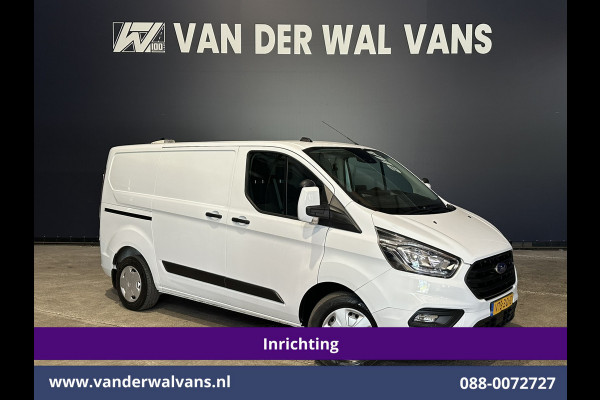 Ford Transit Custom 2.0 TDCI L1H1 Inrichting Euro6 Airco | Camera | LED | Cruisecontrol | Stoelverwarming | 2500kg Trekhaak Verwarmde voorruit, Parkeersensoren, Bijrijdersbank