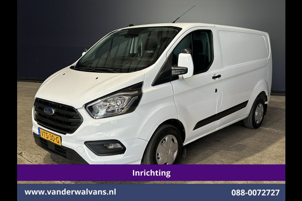 Ford Transit Custom 2.0 TDCI L1H1 Inrichting Euro6 Airco | Camera | LED | Cruisecontrol | Stoelverwarming | 2500kg Trekhaak Verwarmde voorruit, Parkeersensoren, Bijrijdersbank