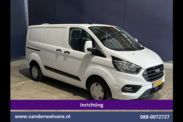 Ford Transit Custom 2.0 TDCI L1H1 Inrichting Euro6 Airco | Camera | LED | Cruisecontrol | Stoelverwarming | 2500kg Trekhaak Verwarmde voorruit, Parkeersensoren, Bijrijdersbank