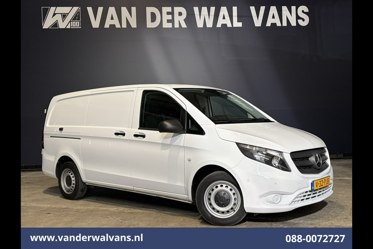 Mercedes-Benz Vito 114 CDI 136pk L2H1 Euro6 Airco | Navigatie | Camera | Cruisecontrol | Stoelverwarming Parkeersensoren, Trekhaak, Bijrijdersbank