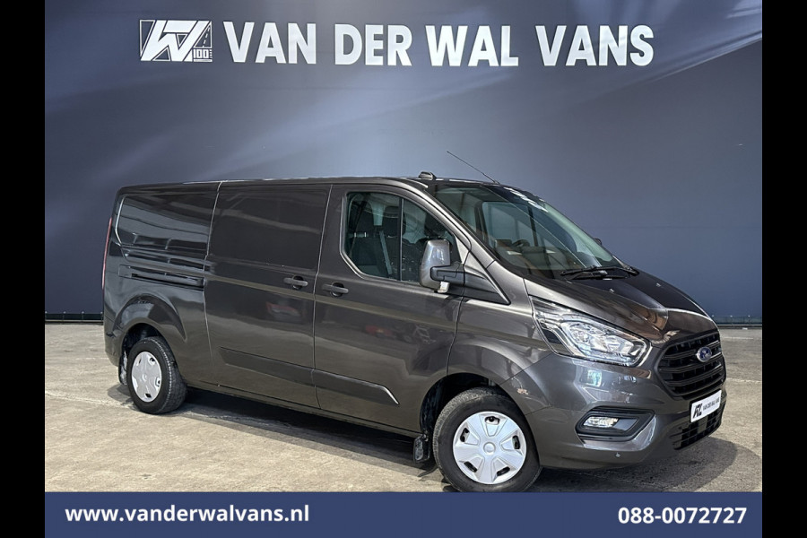 Ford Transit Custom 2.0 TDCI 131pk L2H1 Euro6 Airco | Navigatie | Apple Carplay | LED | 2800kg Trekhaak | Cruisecontrol Parkeersensoren, Bijrijdersbank