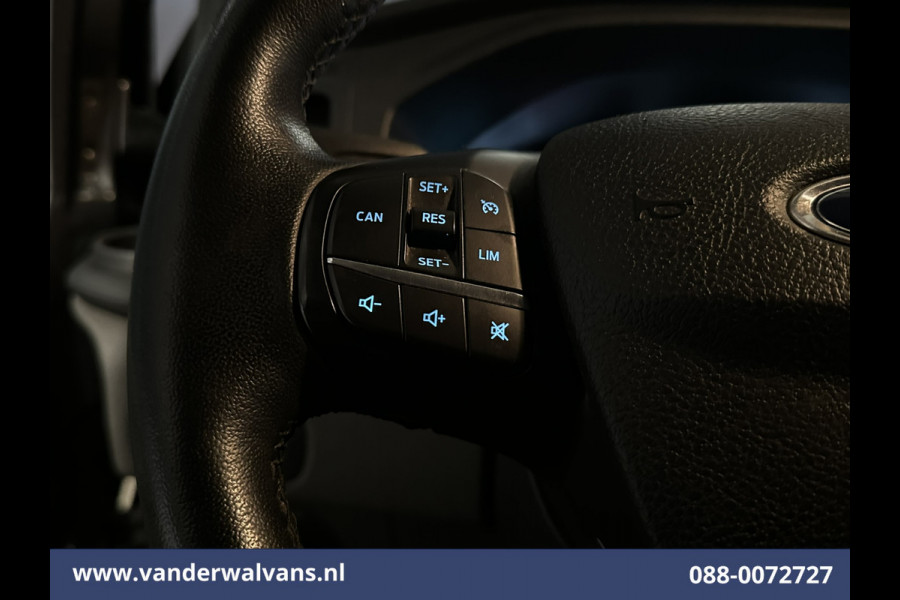 Ford Transit Custom 2.0 TDCI 131pk L2H1 Euro6 Airco | Navigatie | Apple Carplay | LED | 2800kg Trekhaak | Cruisecontrol Parkeersensoren, Bijrijdersbank