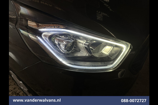 Ford Transit Custom 2.0 TDCI 131pk L2H1 Euro6 Airco | Navigatie | Apple Carplay | LED | 2800kg Trekhaak | Cruisecontrol Parkeersensoren, Bijrijdersbank