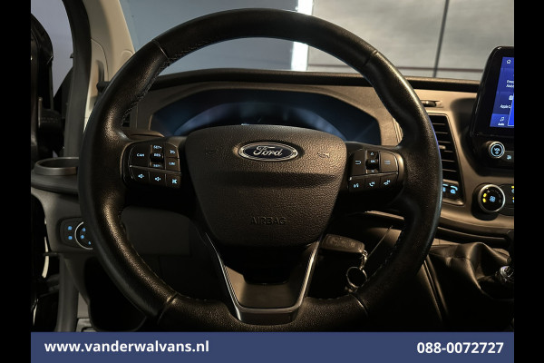 Ford Transit Custom 2.0 TDCI 131pk L2H1 Euro6 Airco | Navigatie | Apple Carplay | LED | 2800kg Trekhaak | Cruisecontrol Parkeersensoren, Bijrijdersbank