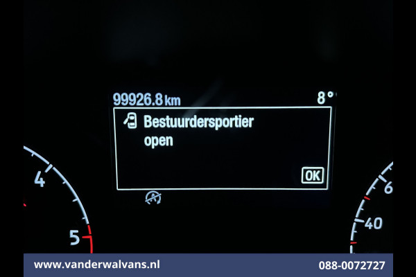 Ford Transit Custom 2.0 TDCI 131pk L2H1 Euro6 Airco | Navigatie | Apple Carplay | LED | 2800kg Trekhaak | Cruisecontrol Parkeersensoren, Bijrijdersbank