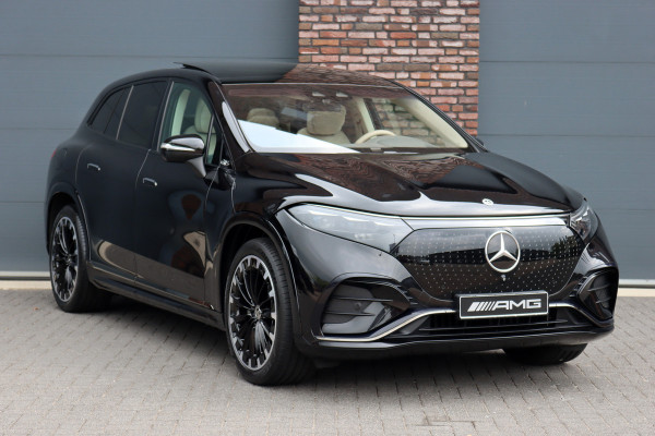 Mercedes-Benz EQS SUV 450+ AMG Line 108 kWh | Luchtvering | Hyperscreen | Achterasbesturing | Distronic+ | Entertainment Achter | Massage | Burmester | Verwarmd Stuurwiel | Tablet | HUD |