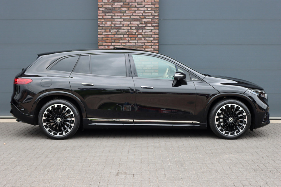 Mercedes-Benz EQS SUV 450+ AMG Line 108 kWh | Luchtvering | Hyperscreen | Achterasbesturing | Distronic+ | Entertainment Achter | Massage | Burmester | Verwarmd Stuurwiel | Tablet | HUD |