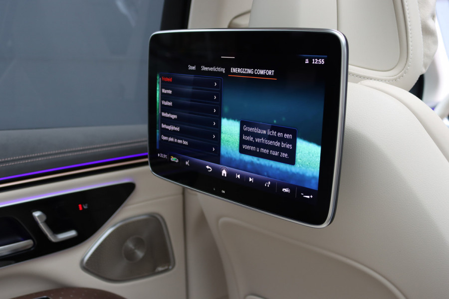 Mercedes-Benz EQS SUV 450+ AMG Line 108 kWh | Luchtvering | Hyperscreen | Achterasbesturing | Distronic+ | Entertainment Achter | Massage | Burmester | Verwarmd Stuurwiel | Tablet | HUD |
