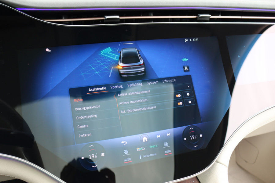 Mercedes-Benz EQS SUV 450+ AMG Line 108 kWh | Luchtvering | Hyperscreen | Achterasbesturing | Distronic+ | Entertainment Achter | Massage | Burmester | Verwarmd Stuurwiel | Tablet | HUD |