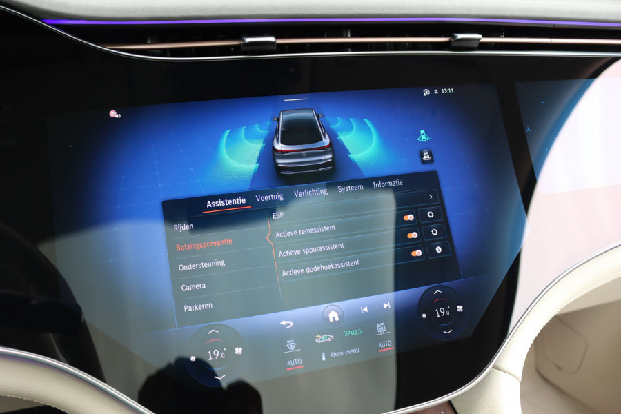 Mercedes-Benz EQS SUV 450+ AMG Line 108 kWh | Luchtvering | Hyperscreen | Achterasbesturing | Distronic+ | Entertainment Achter | Massage | Burmester | Verwarmd Stuurwiel | Tablet | HUD |