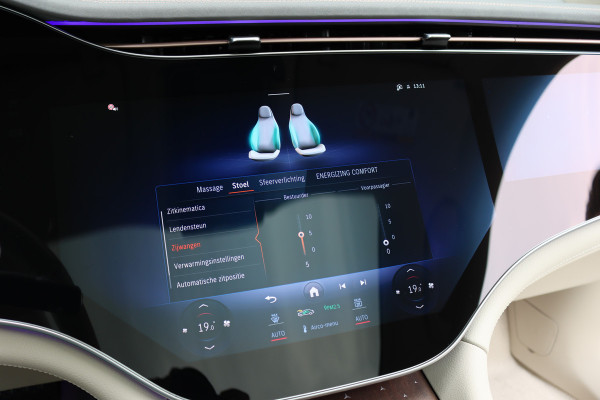 Mercedes-Benz EQS SUV 450+ AMG Line 108 kWh | Luchtvering | Hyperscreen | Achterasbesturing | Distronic+ | Entertainment Achter | Massage | Burmester | Verwarmd Stuurwiel | Tablet | HUD |