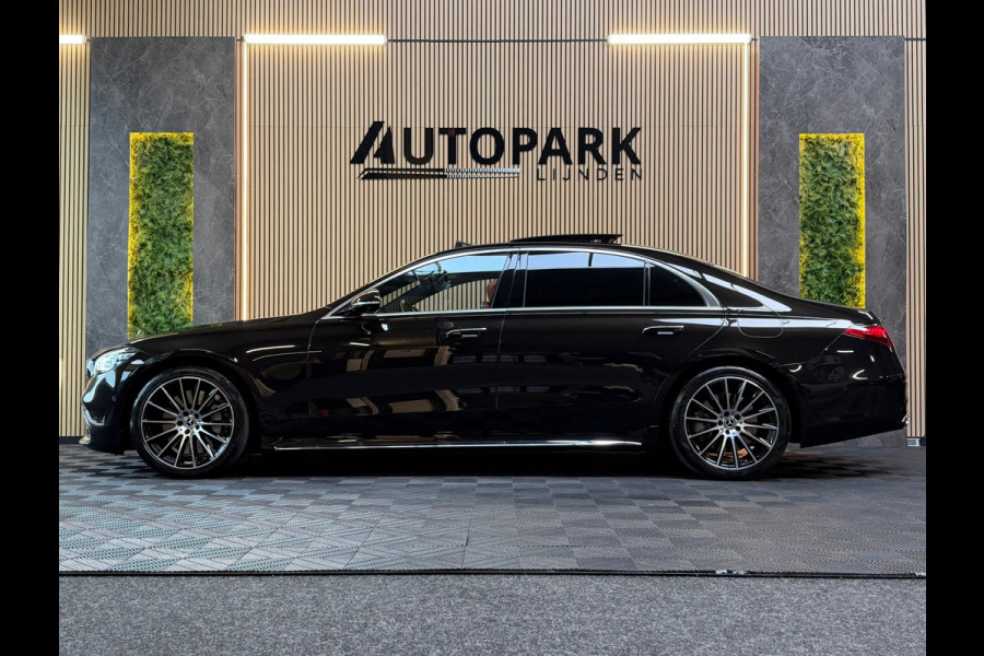 Mercedes-Benz S-Klasse 580 e Lang AMG Line BTW|PREMIUM|PANO|MASSAGE|SOFTCLOSE|ACHTERASB|BURMESTER 3D|CHAUFFEURSPAKKET|KOELKAST|TV!