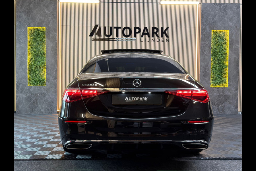 Mercedes-Benz S-Klasse 580 e Lang AMG Line BTW|PREMIUM|PANO|MASSAGE|SOFTCLOSE|ACHTERASB|BURMESTER 3D|CHAUFFEURSPAKKET|KOELKAST|TV!