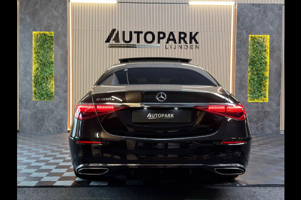 Mercedes-Benz S-Klasse 580 e Lang AMG Line BTW|PREMIUM|PANO|MASSAGE|SOFTCLOSE|ACHTERASB|BURMESTER 3D|CHAUFFEURSPAKKET|KOELKAST|TV!