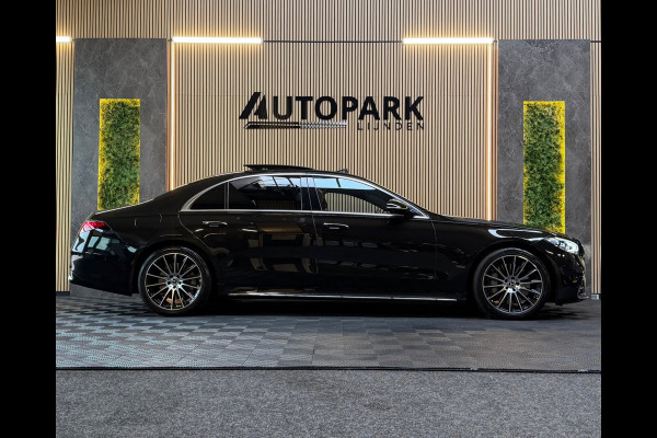Mercedes-Benz S-Klasse 580 e Lang AMG Line BTW|PREMIUM|PANO|MASSAGE|SOFTCLOSE|ACHTERASB|BURMESTER 3D|CHAUFFEURSPAKKET|KOELKAST|TV!