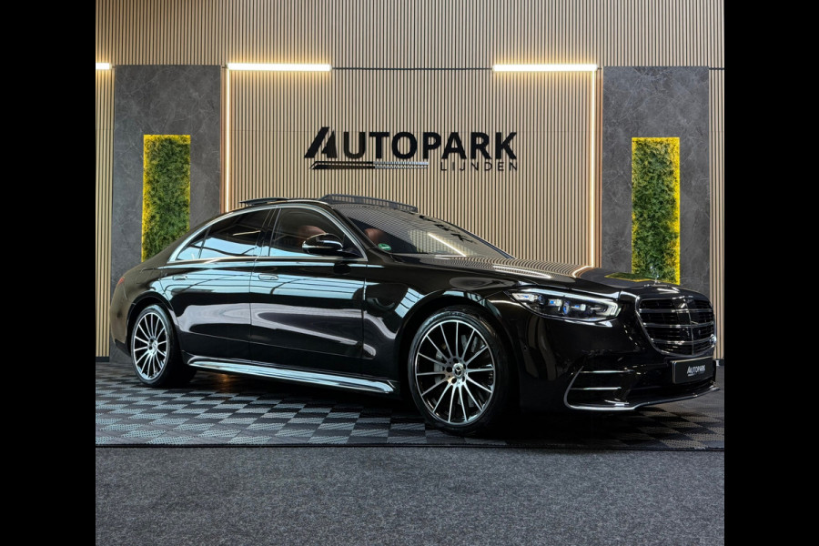 Mercedes-Benz S-Klasse 580 e Lang AMG Line BTW|PREMIUM|PANO|MASSAGE|SOFTCLOSE|ACHTERASB|BURMESTER 3D|CHAUFFEURSPAKKET|KOELKAST|TV!