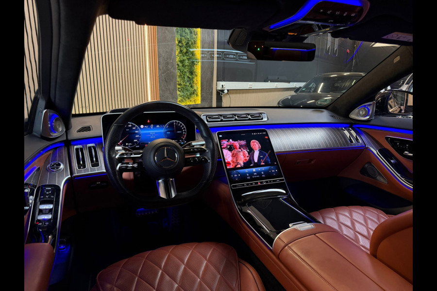 Mercedes-Benz S-Klasse 580 e Lang AMG Line BTW|PREMIUM|PANO|MASSAGE|SOFTCLOSE|ACHTERASB|BURMESTER 3D|CHAUFFEURSPAKKET|KOELKAST|TV!
