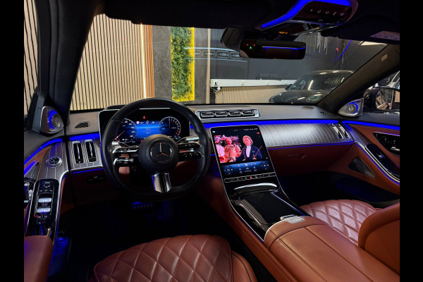 Mercedes-Benz S-Klasse 580 e Lang AMG Line BTW|PREMIUM|PANO|MASSAGE|SOFTCLOSE|ACHTERASB|BURMESTER 3D|CHAUFFEURSPAKKET|KOELKAST|TV!