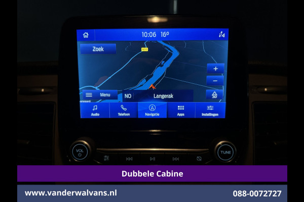 Ford Transit Custom 2.0 TDCI 130pk Automaat L2H1 Dubbele Cabine Euro6 Airco | 6-Zits | Camera | Navigatie | Xenon Apple Carplay, Android Auto, Adaptieve Cruisecontrol, Trekhaak, Parkeersensoren, Stoelverwarming, Verwarmde voorruit