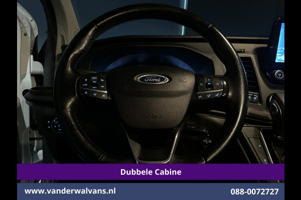 Ford Transit Custom 2.0 TDCI 130pk Automaat L2H1 Dubbele Cabine Euro6 Airco | 6-Zits | Camera | Navigatie | Xenon Apple Carplay, Android Auto, Adaptieve Cruisecontrol, Trekhaak, Parkeersensoren, Stoelverwarming, Verwarmde voorruit