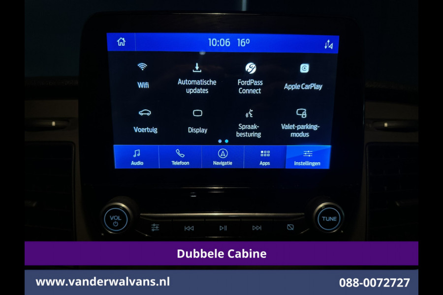 Ford Transit Custom 2.0 TDCI 130pk Automaat L2H1 Dubbele Cabine Euro6 Airco | 6-Zits | Camera | Navigatie | Xenon Apple Carplay, Android Auto, Adaptieve Cruisecontrol, Trekhaak, Parkeersensoren, Stoelverwarming, Verwarmde voorruit