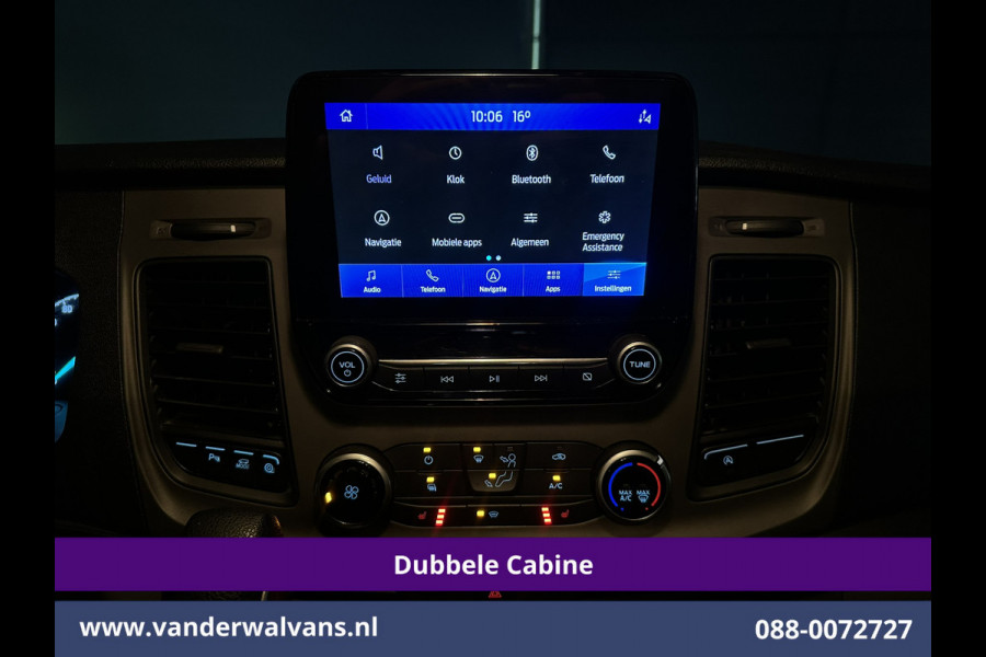 Ford Transit Custom 2.0 TDCI 130pk Automaat L2H1 Dubbele Cabine Euro6 Airco | 6-Zits | Camera | Navigatie | Xenon Apple Carplay, Android Auto, Adaptieve Cruisecontrol, Trekhaak, Parkeersensoren, Stoelverwarming, Verwarmde voorruit
