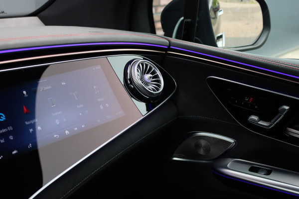 Mercedes-Benz EQE SUV 350 4MATIC AMG Line Premium+ 91 kWh | Luchtvering | Hyperscreen | Achterasbesturing | Distronic+ | Panoramadak | Burmester | Digital Light | Surround Camera | 22kW | Warmtepomp |