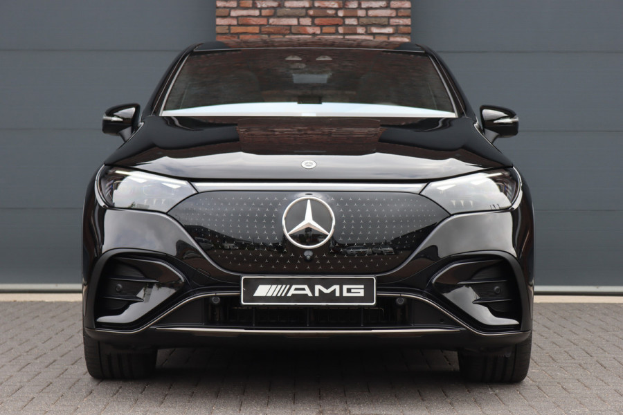 Mercedes-Benz EQE SUV 350 4MATIC AMG Line Premium+ 91 kWh | Luchtvering | Hyperscreen | Achterasbesturing | Distronic+ | Panoramadak | Burmester | Digital Light | Surround Camera | 22kW | Warmtepomp |