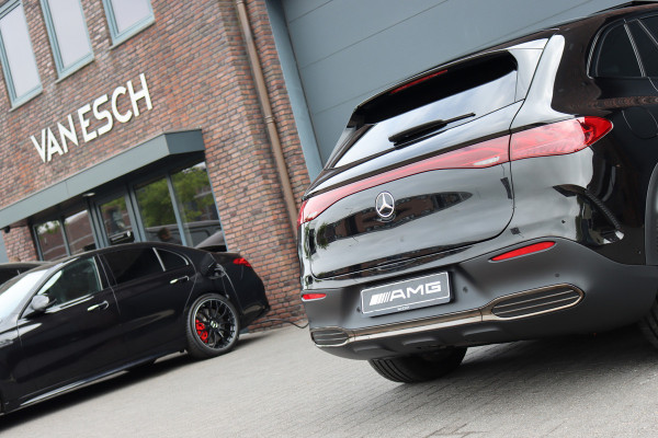 Mercedes-Benz EQE SUV 350 4MATIC AMG Line Premium+ 91 kWh | Luchtvering | Hyperscreen | Achterasbesturing | Distronic+ | Panoramadak | Burmester | Digital Light | Surround Camera | 22kW | Warmtepomp |