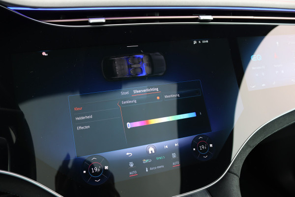 Mercedes-Benz EQE SUV 350 4MATIC AMG Line Premium+ 91 kWh | Luchtvering | Hyperscreen | Achterasbesturing | Distronic+ | Panoramadak | Burmester | Digital Light | Surround Camera | 22kW | Warmtepomp |