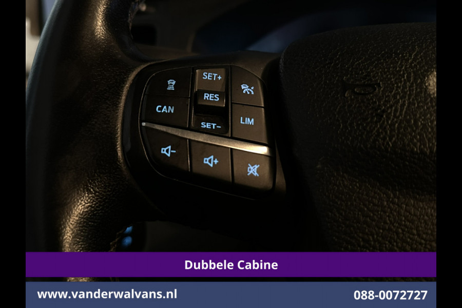 Ford Transit Custom 2.0 TDCI 130pk L2H1 Dubbele Cabine Euro6 Airco | 6-Zits | Camera | Navigatie | LED | Apple Carplay Cruisecontrol, Stoelverwarming, Verwarmde voorruit, Parkeersensoren, 2800kg trekvermogen